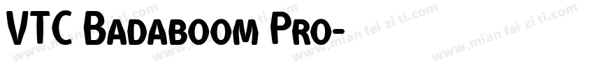 VTC Badaboom Pro字体转换